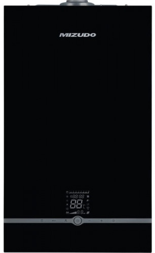 Настенный газовый котел MIZUDO M24Т OpenTherm черная панель управления