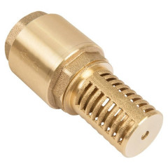 Обратный клапан Unipump 1&quot; с сеткой (сетка-латунь, толк.-пластик)