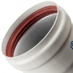 Труба STOUT для раздельного дымохода D80 мм L-250