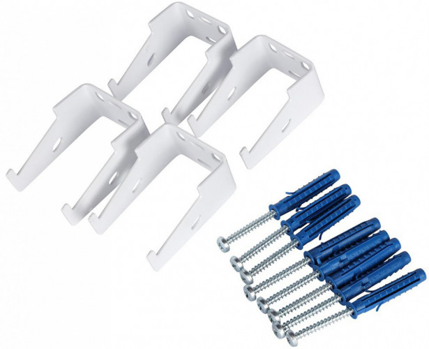 Стальной трубчатый радиатор 2-колончатый Rommer RST 2030/26 боковое подключение RAL9016