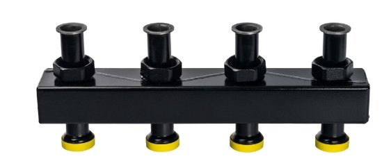 Распределительный коллектор Stout DN 25 на 2(3) отопительных контура в теплоизоляции