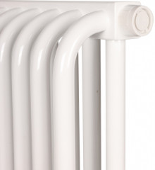 Стальной трубчатый радиатор 2-колончатый Rommer RST 2030/27 нижнее правое подключение RAL9016