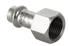 Соединитель из нержавеющей стали с внутренней резьбой Valtec 42х11/2