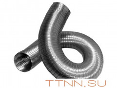 Газоход гофрированный d 90 мм (2м) из нержавеющей стали