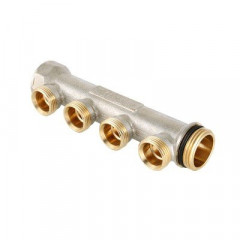 Коллектор Valtec 4 выхода х1&quot; х евроконус 3/4 VTc.500 NE