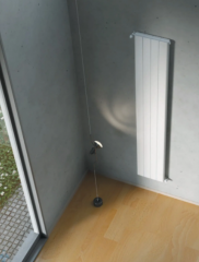 Алюминиевый радиатор STOUT Sebino 1800 4 секции (RAL 9010)