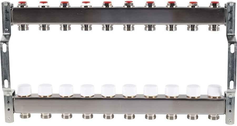 Для отопления Rommer 1"/3/4"x10 с запорными клапанами (RMS-3200-000010)