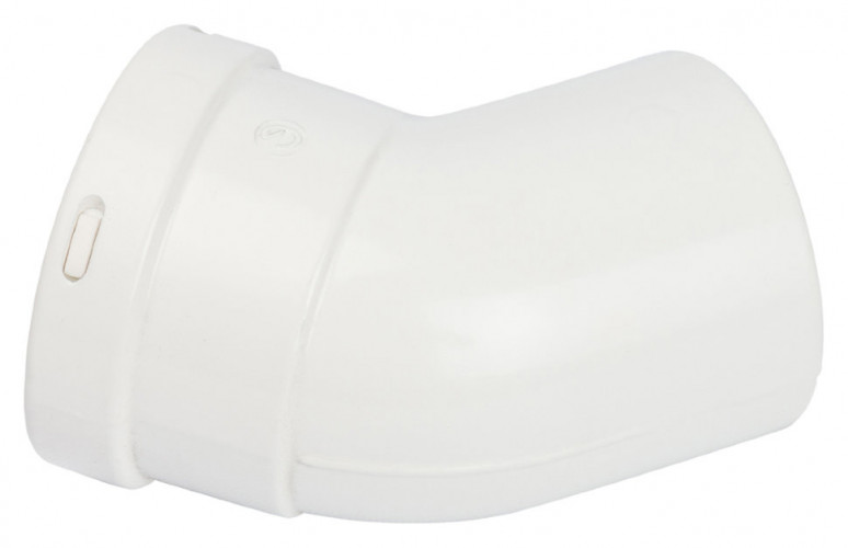 отвод STOUT 45° DN80 для раздельного дымохода