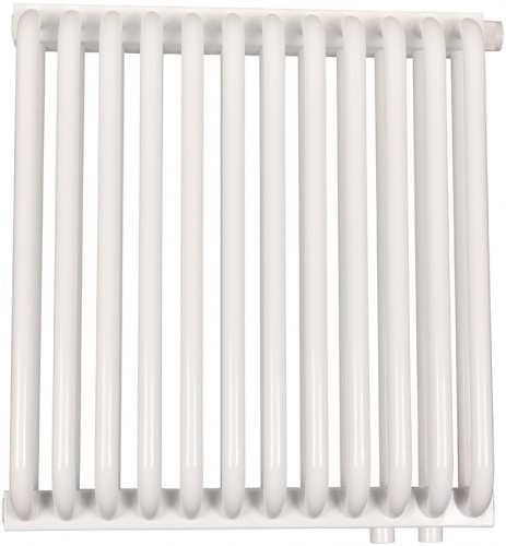 Стальной трубчатый радиатор 2-колончатый Rommer RST 2050/12 нижнее правое подключение RAL9016