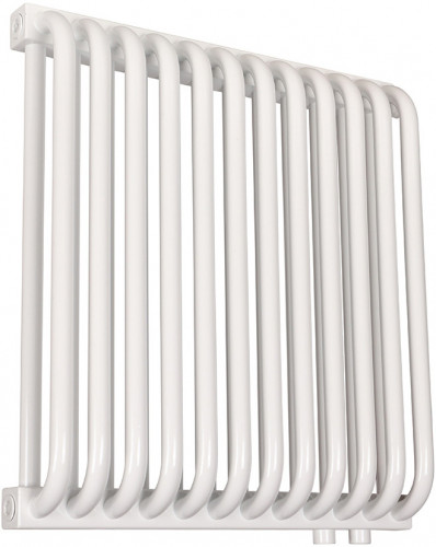 Стальной трубчатый радиатор 2-колончатый Rommer RST 2050/12 нижнее правое подключение RAL9016