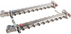 Для отопления Rommer 1"/3/4"x10 с запорными клапанами (RMS-3210-000010)