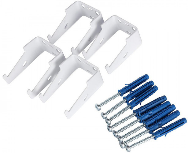 Стальной трубчатый радиатор 2-колончатый Rommer RST 2050/14 боковое подключение RAL9016