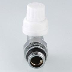 Клапан термостатический для радиатора угловой с дополнительным уплотнением Valtec 1/2" VT.031.NR.04