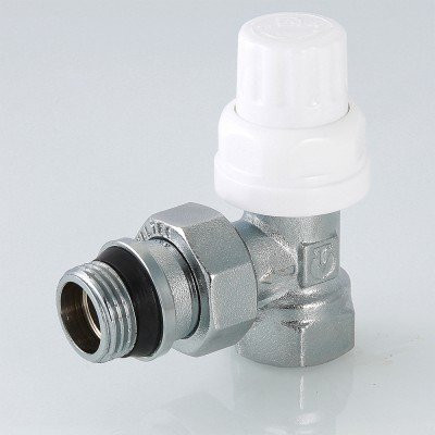 Клапан термостатический для радиатора угловой с дополнительным уплотнением Valtec 1/2" VT.031.NR.04