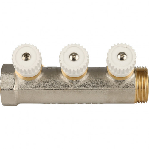 Коллектор распределительный STOUT 1"х4х3/4" ЕК