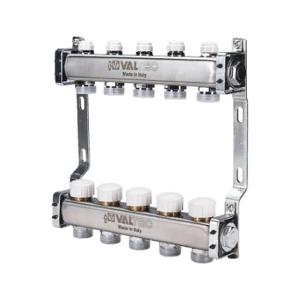 Коллекторный блок Valtec VTc.582.EMNX.0610 1", 10 x 3/4" евроконус