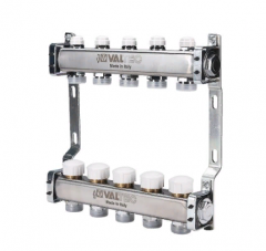 Коллекторный блок Valtec VTc.582.EMNX.0610 1", 10 x 3/4" евроконус