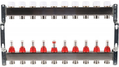 Для отопления Rommer 1"/3/4"x10 с расходомерами (RMS-1200-000010)