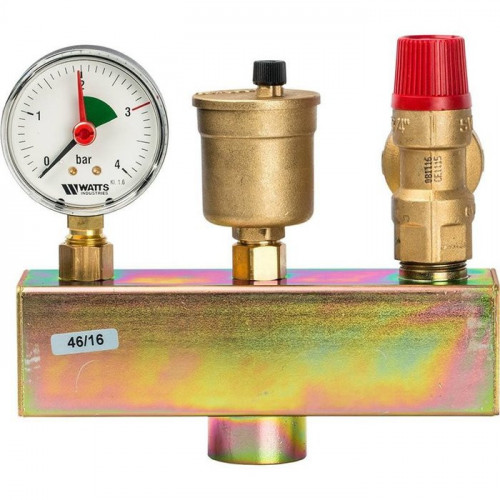 Манометр аксиальный Watts F+R101(MHA) 50/4x1/4"