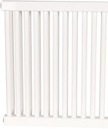 Стальной трубчатый радиатор 2-колончатый Rommer RST 2050/16 боковое подключение RAL9016