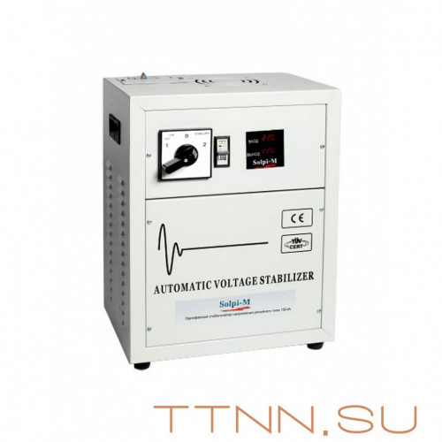Однофазный стабилизатор напряжения SOLPI MCU-20000VA