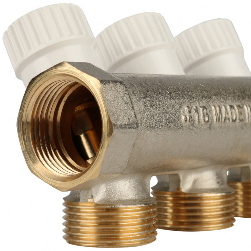 Коллектор распределительный STOUT 3/4"х3х3/4" ЕК STOUT