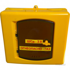 Пластиковый ящик для счетчика газа G6 250 мм с дверцей и ручной разборный