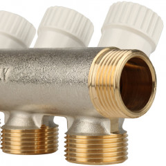 Коллектор распределительный STOUT 3/4&quot;х4х3/4&quot; ЕК