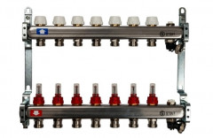 Коллекторный блок STOUT 1"х7х3/4 с расходомерами